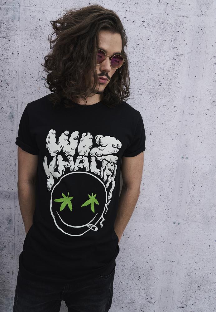 Mister Tee MT637 - Wiz Khalifa Smokey Smiley T-shirt
