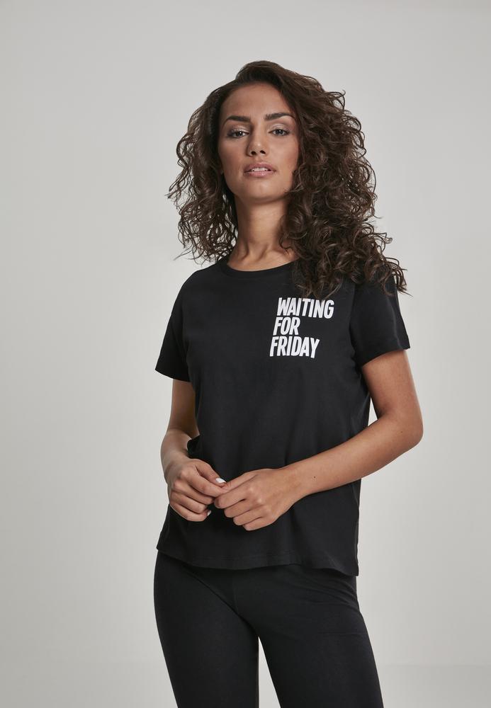 Mister Tee MT735 - T-shirt box pour dames "Waiting For Friday"