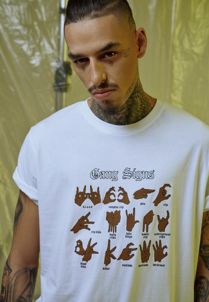 Mister Tee MT767 - T-shirt "Gang Signs"