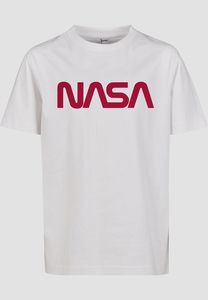 Mister Tee MTK057 - Kinderen NASA Worm Logo T-shirt