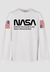 Mister Tee MTK071 - Maglietta a manica lunga bambino NASA Worm 