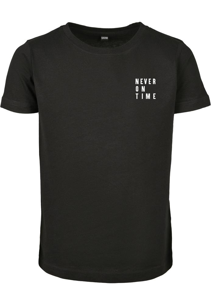 Mister Tee MTK079 - Kids Never On Time Cropped  Tee