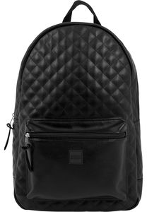 Urban Classics TB1285 - Diamond Quilt Leather Imitation Backpack