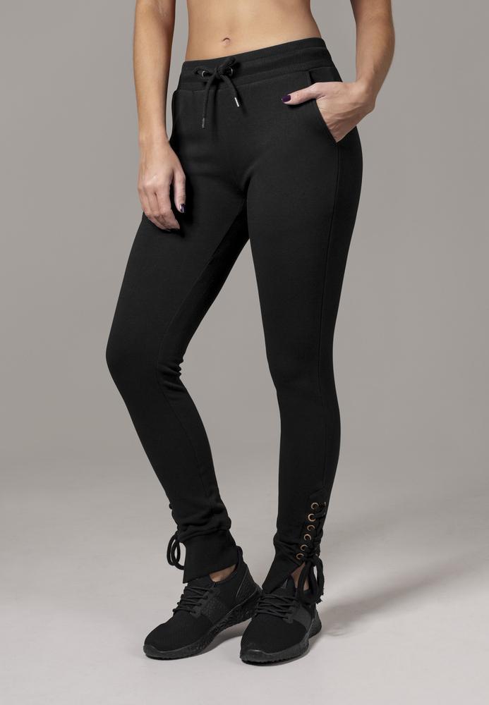 Urban Classics TB1518 - Ladies Fitted Lace Up Pants