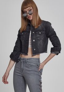 Urban Classics TB1543 - Kurze Jeansjacke für Damen