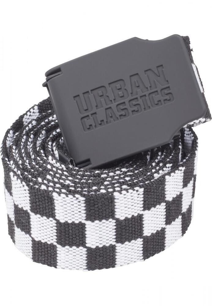 Urban Classics TB2248 - UC Canvas Belt Checkerboard 150cm