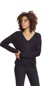 Urban Classics TB2356 - Damen-Rücken-Pullover zum Schnüren