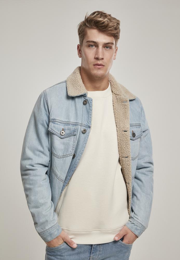 sherpa lined jean jacket