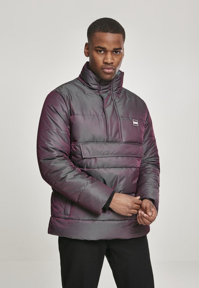 Urban Classics TB3153 - Shimmering Pull Over Puffer Jacket