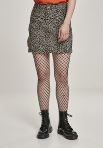 Urban Classics TB3233 - Minifalda de sarga AOP para mujer