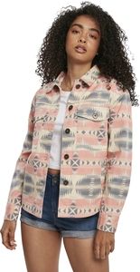 Urban Classics TB3661 - Chaqueta estilo camisa de talla grande para mujer Inka