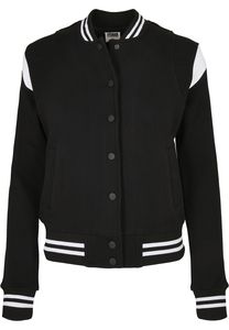 Urban Classics TB3776 - Ladies Organic Inset College Sweat Jacket