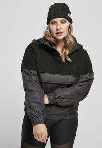 Urban Classics TB3990 - Ladies Sherpa Mix Pullover jas