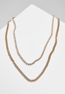Urban Classics TB4063 - Double Layer Diamond Necklace