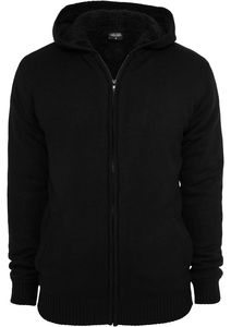 Urban Classics TB556 - Sweatshirt dhiver à capuche avec fermeture éclair tricoté