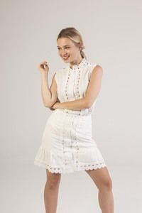 LUC&CE 1SK6 - Skirt with lace