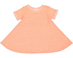 Rabbit Skins 5379 - Toddler Girls Harborside Melange French Terry Twirl Dress
