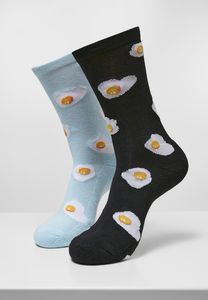 Mister Tee MT1382 - Fried Egg Socks 2-Pack