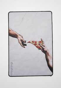 Mister Tee MT2134 - Sous-main Pizza Art