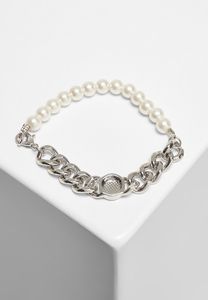 Urban Classics TB4189 - Pearl Flat Chain Bracelet