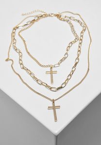 Urban Classics TB4196 - Layering Cross Necklace