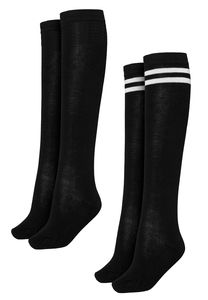 Urban Classics TB4641 - Ladies College Socks 2-Pack