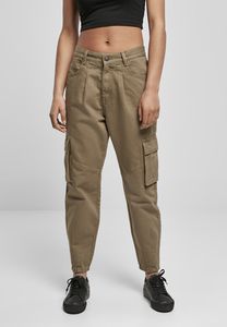 Urban Classics TB4361 - Pantalones cargo de sarga con corte globo para mujer