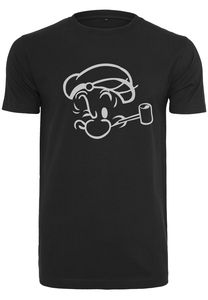 Merchcode MC632 - T-shirt Popeye Face Sketch