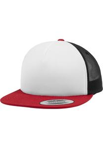 Foam Trucker with White Front red/wht/blk