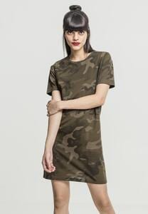 T-shirt robe pour dames camouflage