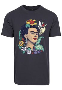 Merchcode MC639 - T-shirt à fleurs Frida Kahlo pour femme