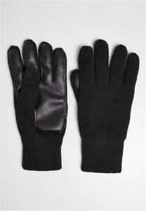 Urban Classics TB4862 - Synthetic Leather Knit Gloves