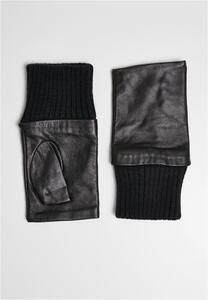 Urban Classics TB4870 - Half Finger Synthetic Leather Gloves