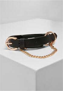 Urban Classics TB5134 - Synthetic Leather Belt With Chain