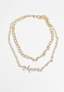 Urban Classics TB5143 - Diamond Zodiac Golden Necklace