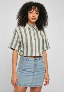 Urban Classics TB5046 - Ladies Short Oversized Stripe Shirt