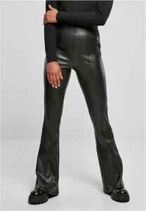 Urban Classics TB5410 - Ladies Synthetic Leather Flared Pants