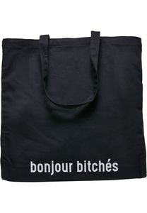 MT Accessoires MT2279 - Bonjour Bitches Oversize Canvas Tote Bag