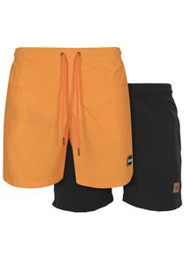 Urban Classics PP1026 - Block Swim Shorts 2-Pack