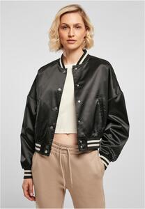 Urban Classics TB5037 - Ladies Short Oversized Satin College Jacket