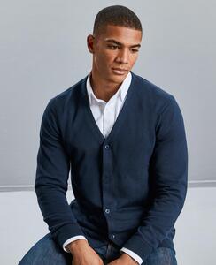 Russell Collection R715M - Knitted V-Neck Cardigan Mens