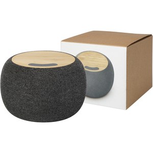PF Concept 124318 - Ecofiber bamboo/RPET Bluetooth® speaker and wireless charging pad