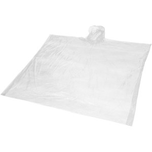 PF Concept 109417 - Mayan recycled plastic disposable rain poncho with storage pouch