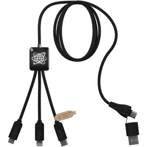 SCX.design 2PX085 - SCX.design C45 5-in-1 rPET charging cable with data transfer