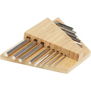 STAC 104576 - Trousse à outils Allen en bambou à clé hexagonale
